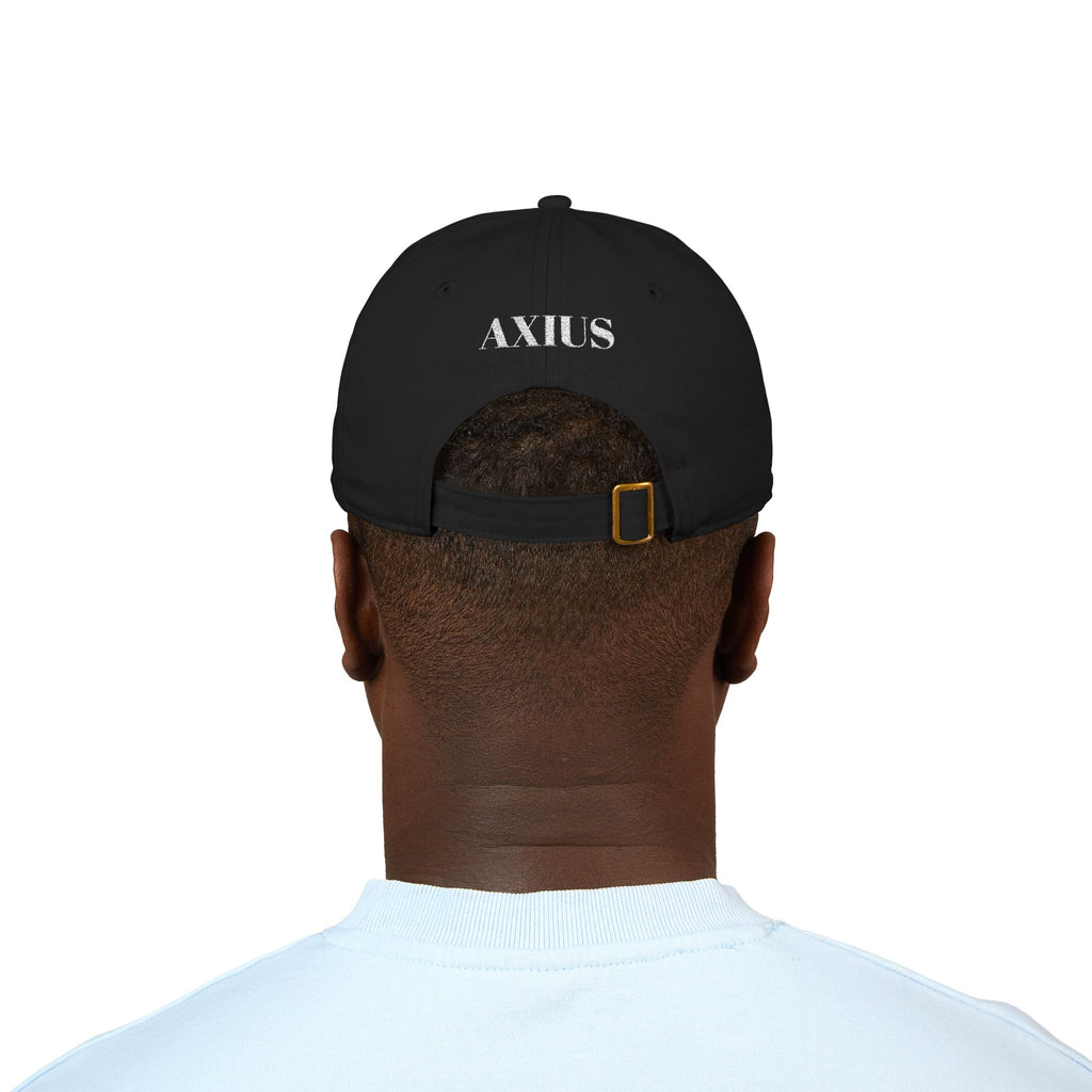 Embroidered Green Moss Oval Cap — Organic Baseball Hat
