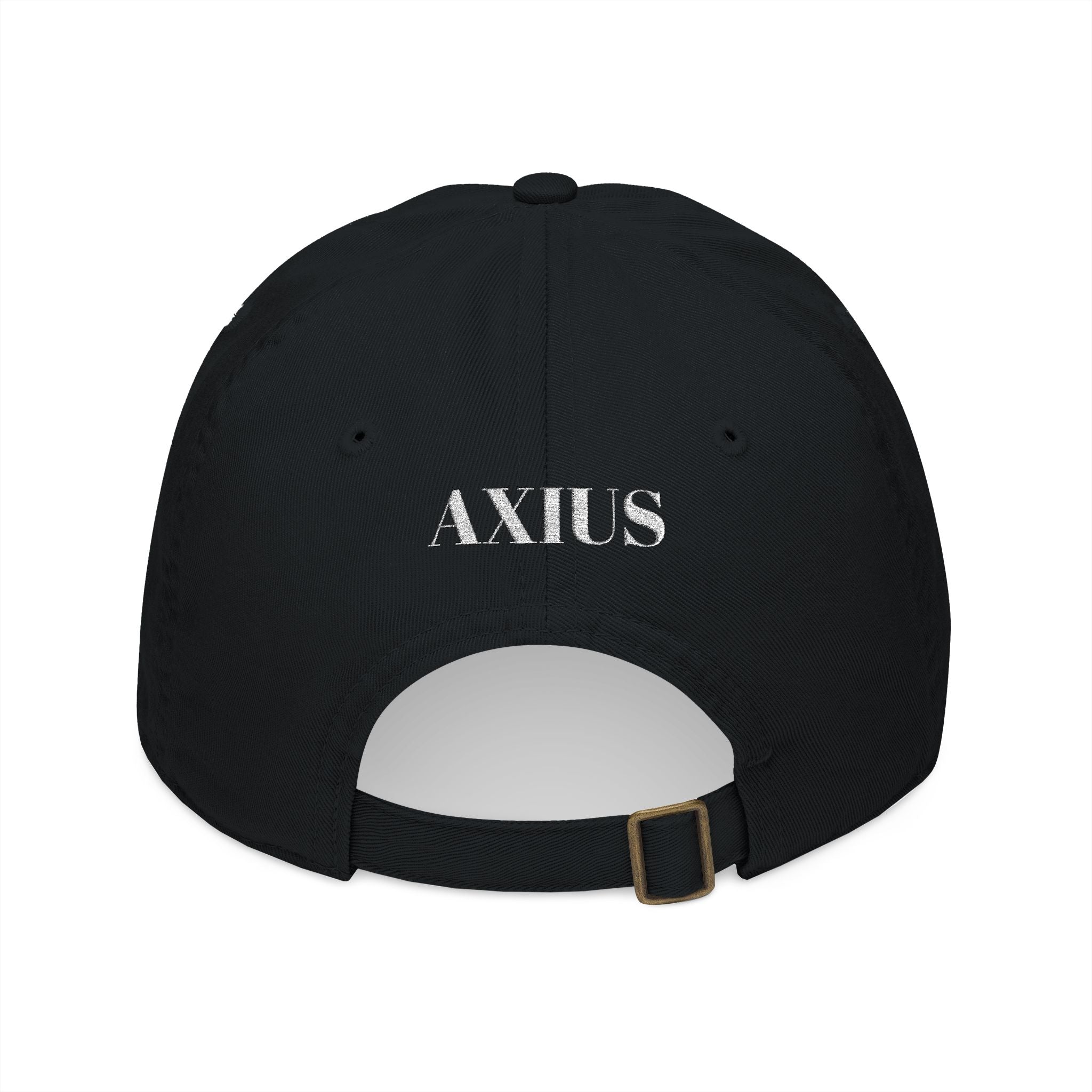 Embroidered Green Moss Oval Cap — Organic Baseball Hat